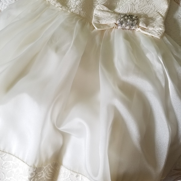 Zoe Ltd Girls Formal Dress Ivory Size 16 - Picture 4 of 12